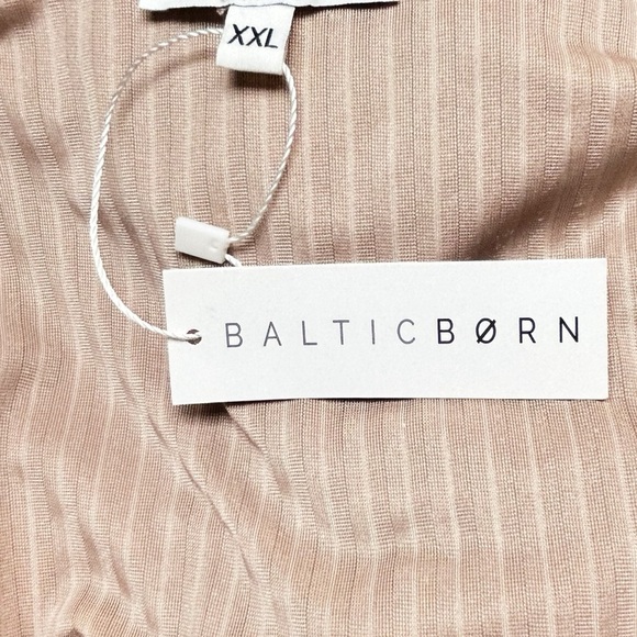 Baltic Born Andi Ribbed Velvet Wrap Maxi Dress Champagne XXL NWT - Picture 3 of 12